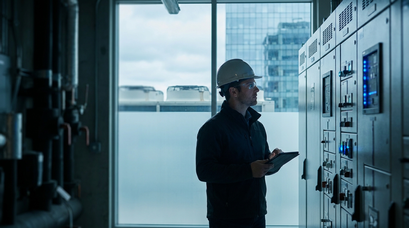 Commercial office building ready for tenant electrical upgrades